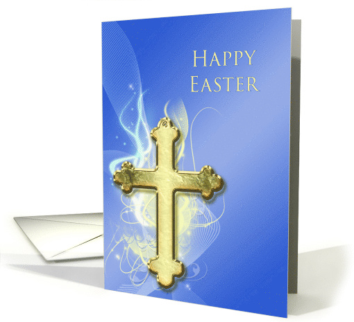 Golden Cross Easter card (391467)