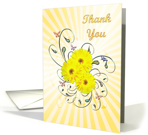 Thany You Daisies card (394498)