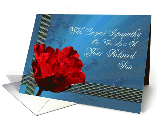 Sympathy Loss of Son card (405103)
