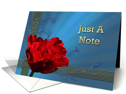Rose Note card (407051)