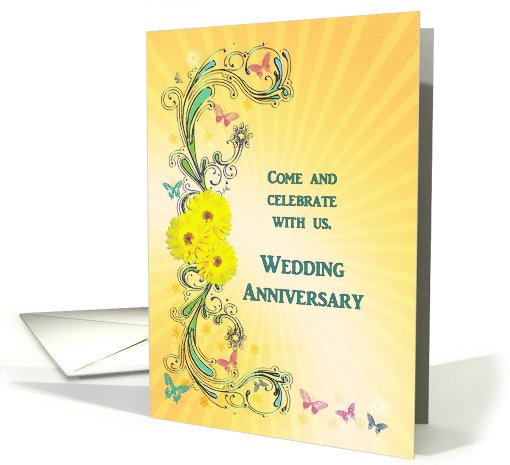 Invitation to Wedding Anniversary Party card (414625)