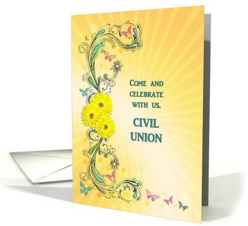 Civil Union invitation card (415155)