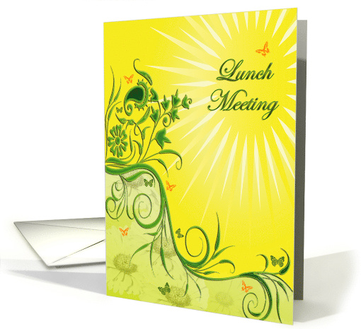 Invitation to a Lunch Meeting card (504702)