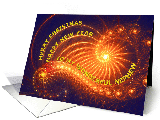 Merry Christmas card for nephew card (513320)