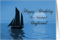 Boyfriend Birthday Yacht card