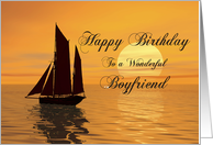 Boyfriend Birthday Yacht card