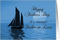 Father-in-law Father’s Day Yacht card