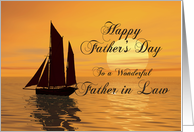 Father-in-law Father’s Day Yacht card