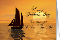 Father-to-be Father’s Day Yacht card