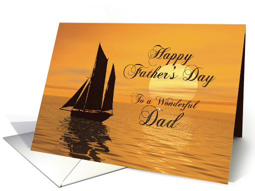 Dad Father's Day Yacht card (526676)