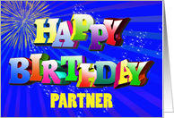 Partner Birthday...