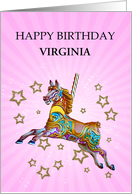 Add a Name, Carousel Horse card