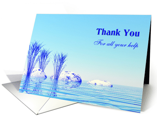 Thank You for Your Help card (553214)