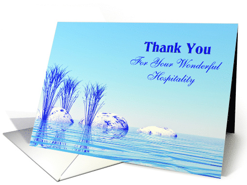 Thank You for Hospitality card (553222)