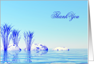 Thank You Blue Spa card