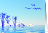 With Deepest sympathy card
