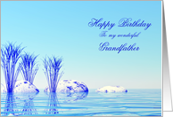 Grandfather Birthday Blue Spa card