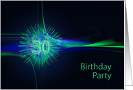 30th Birthday Party Invitation card