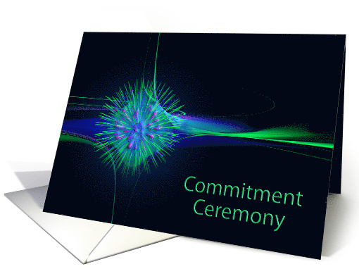 Commitment celebration Invitation Abstract card (620717)