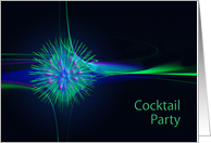 Cocktail Party Invitation Abstract card