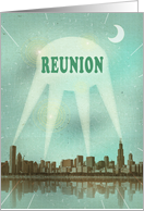 Reunion Party Retro City Movie Poster card