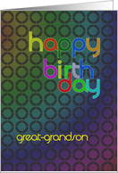 Great Grandson Birthday card