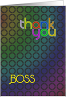Thank You Boss card