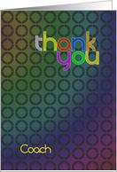 Thank You Coach card