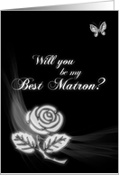Best Matron Invitation card