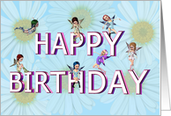 Birthday Fairies card