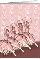 Birthday Ballerinas card