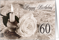 60th Birthday Traditional card