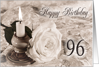 96th Birthday Traditional card