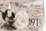91st Birthday Traditional card