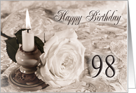 98th Birthday Traditional card