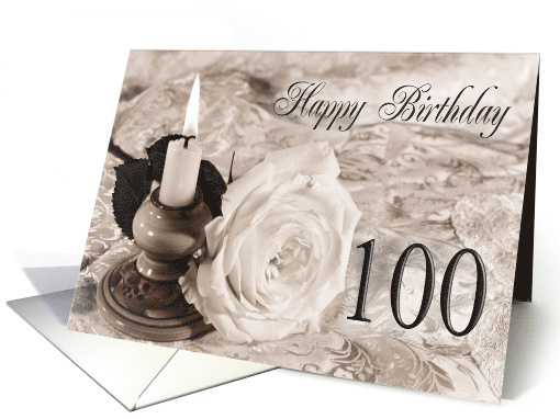 100th Birthday Traditional card (756580)
