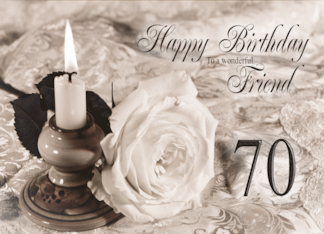 Friend 70th Birthday...