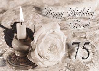 Friend 75th Birthday...