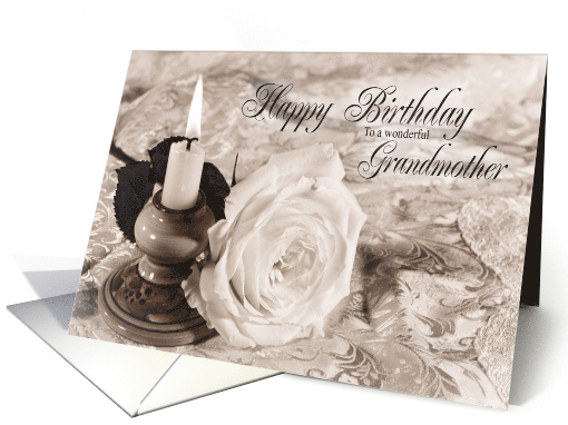Grandmother Birthday Traditional card (756837)