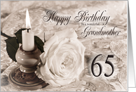 Grandmother 65th Birthday Traditional card