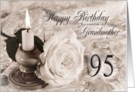 Grandmother 95th Birthday Traditional card