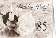 85th Birthday Party Traditional card