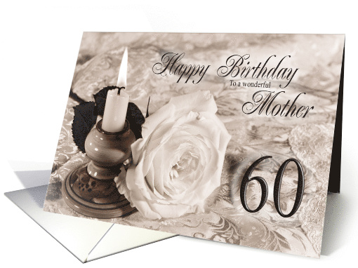 Mother 60th Birthday Traditional card (766013)