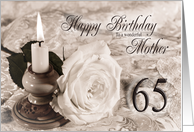 Mother 65th Birthday Traditional card