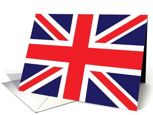 Union Jack card blank for your verse or note card (791721)