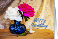 Happy Birthday Roses card