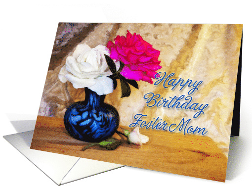 Foster Mum Birthday Roses card (821204)