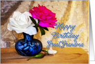 Great Grandma Birthday Roses card