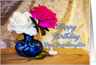 Great Granddaughter Birthday Roses card