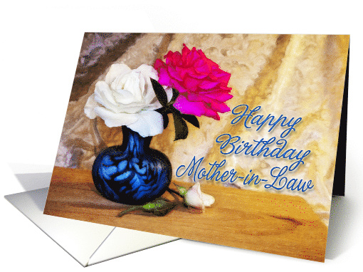 Mother-in-law Birthday Roses card (821213)